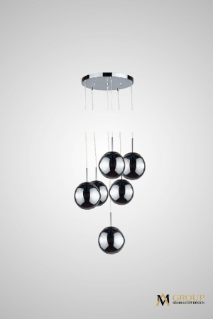 Каскадная люстра AM Group AM352-6CH