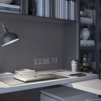 Рамка Werkel Hammer на 5 постов серебряный W0052406