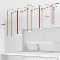 Комплект ременной трековой системы Denkirs Belty Set DK55SET17-01-BR