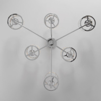 Потолочная люстра Eurosvet Inari 60144/6 хром Smart a061946
