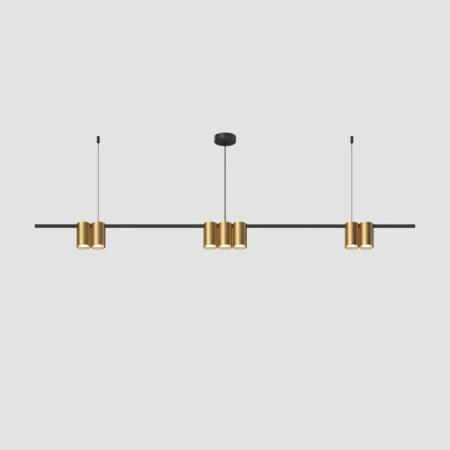 Подвесной светильник Denkirs Orbit DK4063-BK+SG