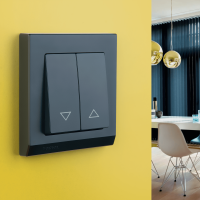 Рамка Stark на 1 пост черный WL04-Frame-01-black Werkel