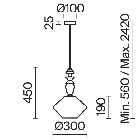 Подвесной светильник Freya Tela FR2061PL-01BS4