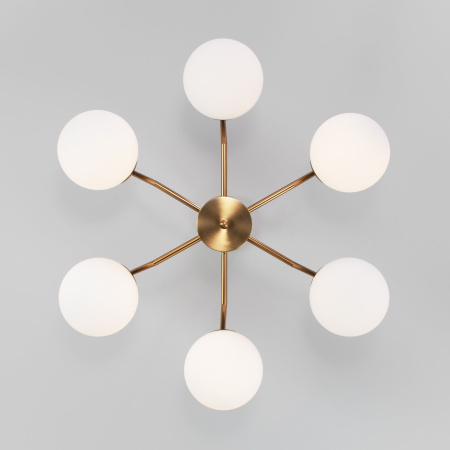 Подвесная люстра Eurosvet Frost 70154/6 латунь