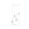 Подвесной светильник TK Lighting 11041 Sophia Cognac a071824