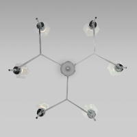 Люстра на штанге Eurosvet Prism 60143/6 хром a061939