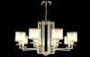 Подвесная люстра Crystal Lux Nicolas NICOLAS SP-PL8 GOLD/WHITE