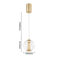 Подвесной светильник Favourite Boble 4551-1P