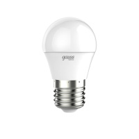 Лампа светодиодная Gauss Basic E27 5,5W 4000K шар белый 30532262