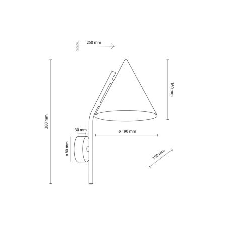 Бра TK Lighting 11087 CONO BRICK a070963