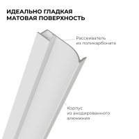 Алюминиевый профиль (комплект) Apeyron 08-66-Б