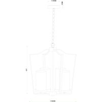 Подвесная люстра Arte Lamp Nuvola A7017SP-4BK
