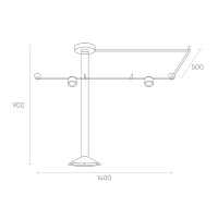 Комплект ременной трековой системы Denkirs Belty Set DK55SET02-01-BR