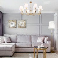 Потолочная люстра Eurosvet Conso 60145/8 латунь Smart a061951