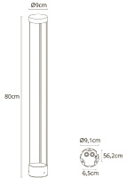 Ландшафтный светильник Arte Lamp New York A1680PA-1BK