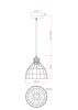 Подвесной светильник Freya Shape FR5335PL-01B