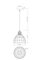 Подвесной светильник Freya Shape FR5335PL-01B