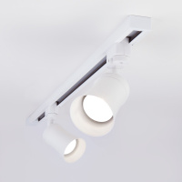 Трековый светильник для однофазного шинопровода Vetro GU10 белый MRL 1001 Elektrostandard