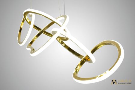 Подвесной светильник AM Group AM448 L1200 GOLD