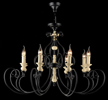 Люстра Maytoni Karina H631-PL-08-B черный