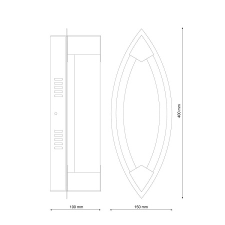 Настенный светильник Lucia Tucci Modena W172.1 Large LED400