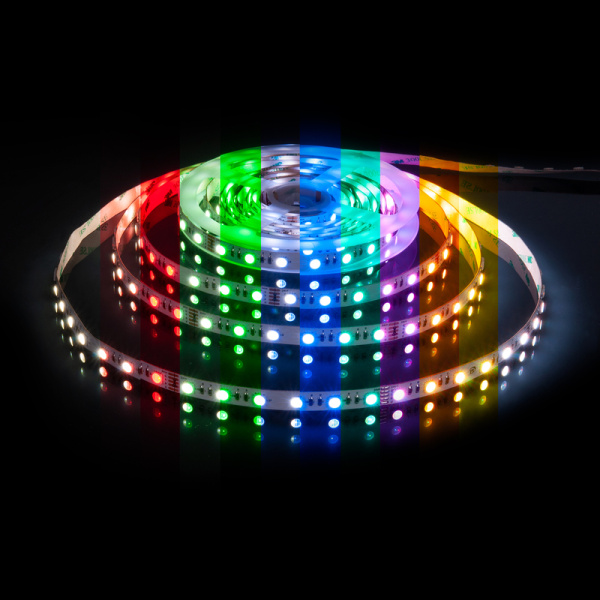 Светодиодная лента Elektrostandard 24V 24W 60Led 5050 IP20 MIX RGB/холодный белый, 5м 4690389172311