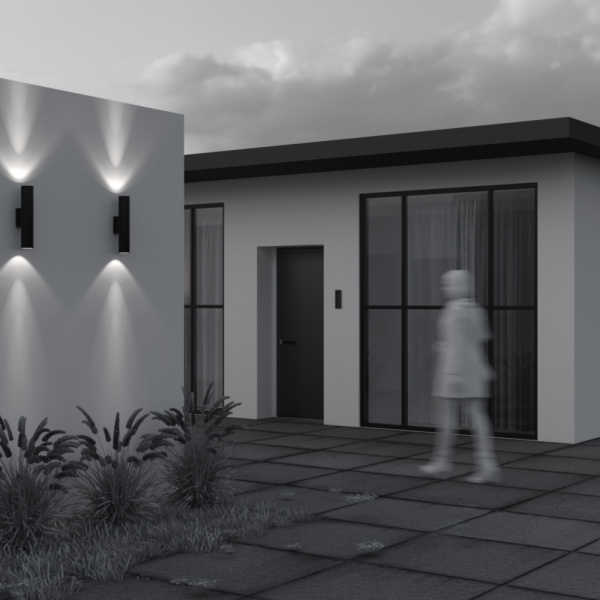 Уличный настенный светильник Maytoni Shim O514WL-L30B3K1