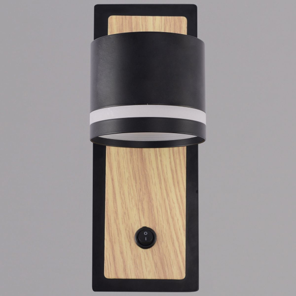 Бра Reluce 22540-0.2-01 BK+WOOD