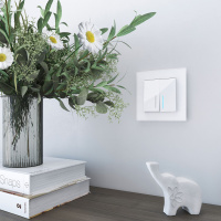 Рамка Favorit на 1 пост белый матовый WL01-Frame-01 Werkel