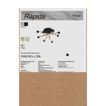 Потолочный светильник Freya Rapida FR6215CL-L70B