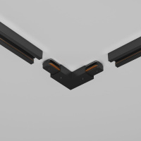 Угловой коннектор питания с вводом питания Maytoni Unity TRA001CLB-11B