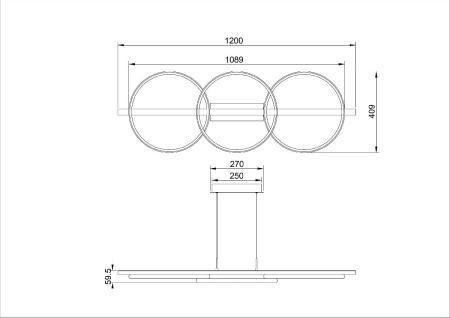 Подвесная люстра Arte Lamp Fluido A3913SP-24BK