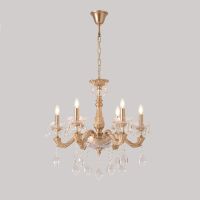 Подвесная люстра Crystal Lux ELIZABETH SP6 BRASS