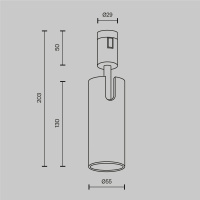 Магнитный трековый светильник Maytoni Technical Focus Led Flarity TR144-1-12W3K-W-PT