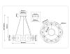 Подвесная люстра Ambrella Light High Light Crystal LH31024