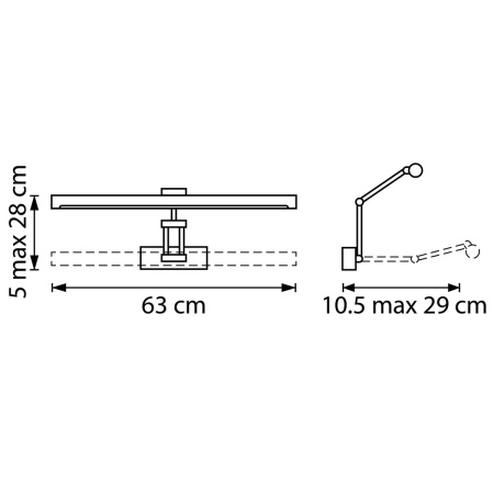 Подсветка для картин Lightstar Noce 201144