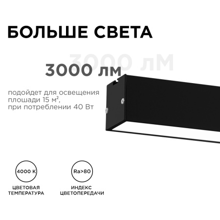 Линейный подвесной светильник Apeyron Levia 30-12