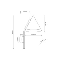 Бра TK Lighting 11087 CONO BRICK a070963