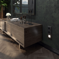 Рамка на 3 поста черный матовый WL14-Frame-03 Werkel