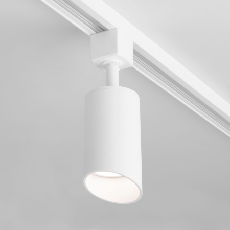 Трековый светильник для однофазного шинопровода Splay GU10 белый Elektrostandard