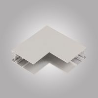 Угловой коннектор внутренний для накладного магнитного шинопровода AM Group MAGNET AM 401 LL-20B 90° ВНУТРЕННИЙ WH