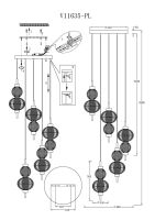 Подвесной светильник Moderli Кластер V11635-PL