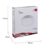 Накладной светильник Reluce 70606-9.5-001OL LED12W WH 4000K