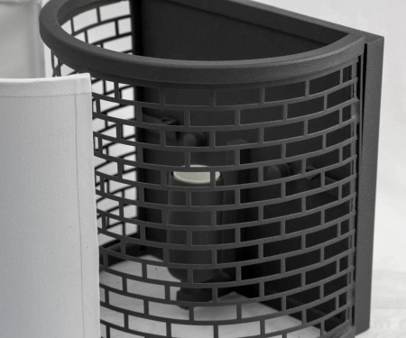 Настенный светильник Lussole LSP-9171 черный