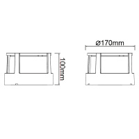 Уличный настенный светильник Mantra Creek 8859