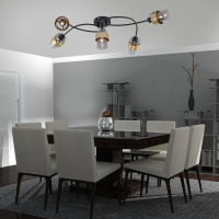 Потолочная люстра Escada Hurricane 1139/5P Black/Gold