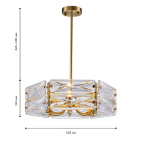 Люстра на штанге Favourite Glacies 4764-6P