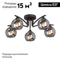 Потолочная люстра Vitaluce V4285-1/5PL