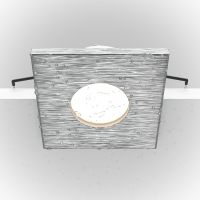 Встраиваемый светильник Maytoni Technical Stark DL083-01-GU10-SQ-S