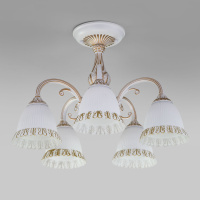 Потолочная люстра Eurosvet Campina 60107/5 белый с золотом